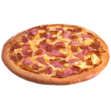 bacon ham and pineapple pizza