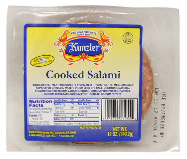 Sliced Cooked Salami