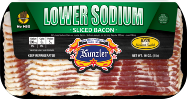 Lower Sodium Bacon package