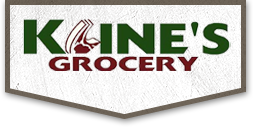 a logo of a business named Kline's Grocery