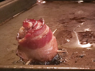 bacon rose in oven