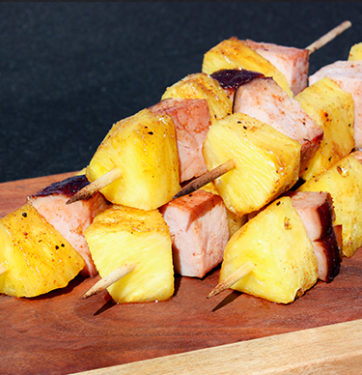 ham and pineapple kabobs