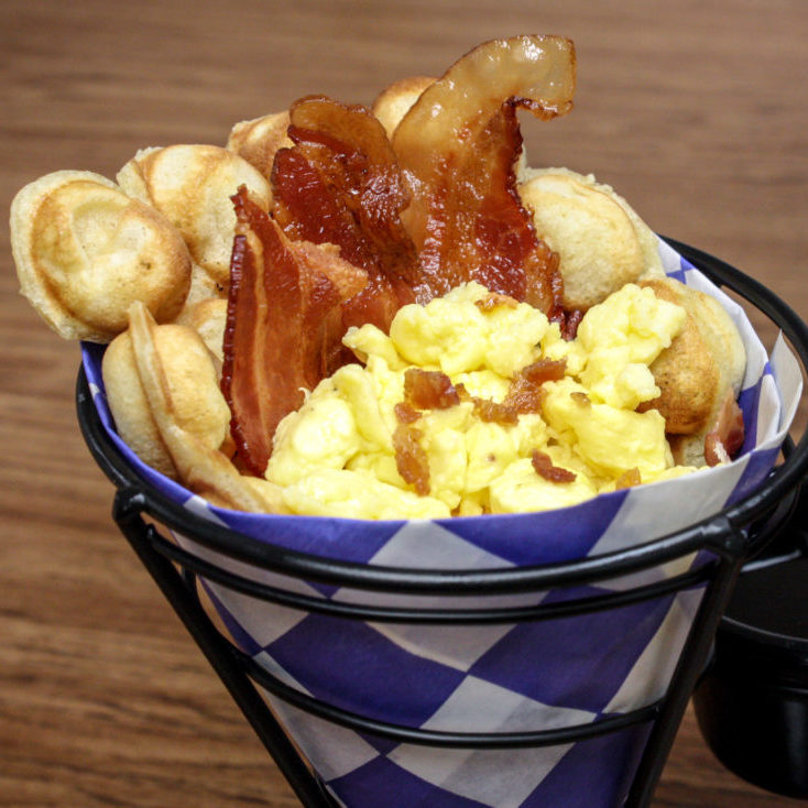 bubble-waffle-wrap-with-bacon-and-eggs
